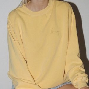 Brandy Melville Honey crewneck